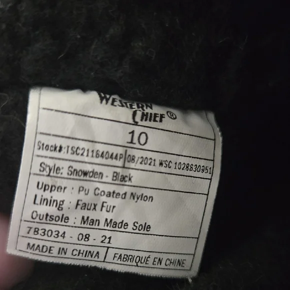 🖤 Women's Black Snowden Boots - Picture 2 of 6